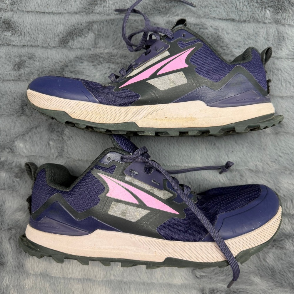 Altra Lone Peak 7 Womens Purple Pink Trail Running Shoes AL0A7R7G252 Size 8